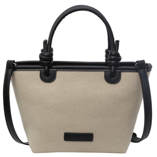 帆布包包女式2026新款时尚夏天流行单肩包大容量水桶包手拎斜挎包