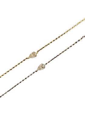 简约40分单钻手链系列S925银镀金