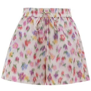 可可尼COCOON商场同款时尚裤装2025秋季新款印花裤子宽松休闲裤女