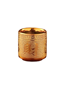 陶瓷供杯金沙圣水杯家用供佛供财神供水杯家用供台酒杯茶杯摆件