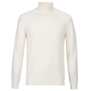 【柔软舒适】callisto卡利斯特男士秋季新款两翻领纯色针织衫毛衣