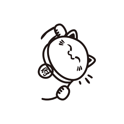 网红招财猫亚克力贴纸立体