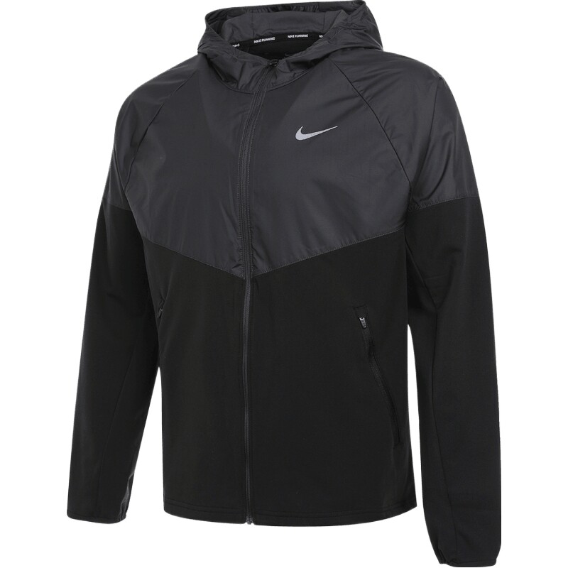 NIKE耐克男子跑步运动训练梭织连帽夹克外套HV2670-010