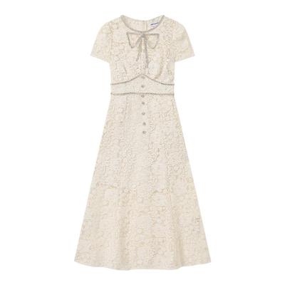 self-portrait收腰生日小礼服