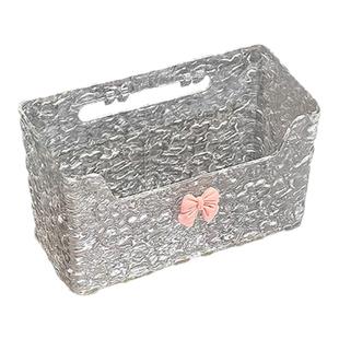 废弃洗脸收纳盒壁挂浴室厕所洗漱置物架卫生间免打孔冰川纹收纳盒