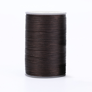 0.45mm皮革圆蜡线 80米3股涤纶蜡线手工diy植鞣革手缝箱包马克线