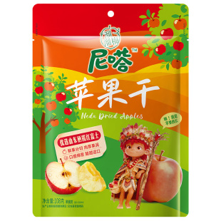 【溜溜梅尼嗒果干】红富士苹果干泡水厚切水果干即食办公休闲零食