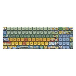 Lofree洛斐小翘主题键帽PBT热升华机械键盘不打油不掉色68/100键