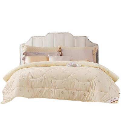 富安娜澳洲羊毛纯棉被芯被子