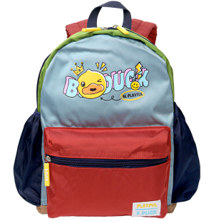 B.Duck小黄鸭幼儿园双肩包儿童出游轻便背包可爱卡通书包男童女童