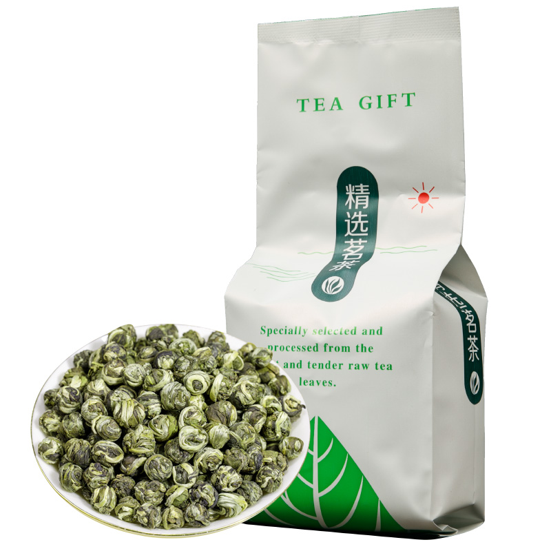 特級(jí)茶茉莉花茶龍珠王濃香型茶葉耐泡型茉莉龍珠花草茶125g