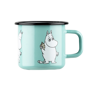 芬兰muurla姆明搪瓷杯儿童水杯马克杯情侣创意可爱咖啡杯370ml