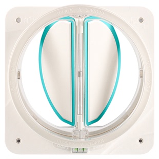 潜水艇烟道止逆阀一体硅胶厨房油烟机止回阀卫生间止逆阀套装H180