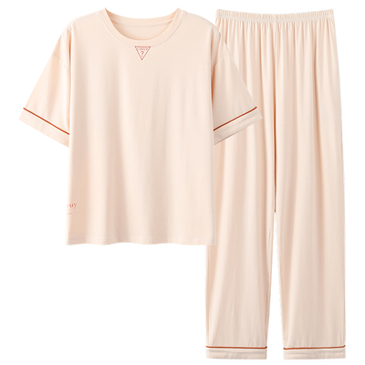 芬腾正品夏季短袖莫代尔女家居服