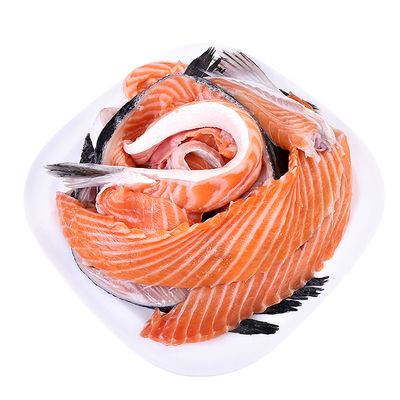 挪威三文鱼边角料1kg三文鱼皮骨