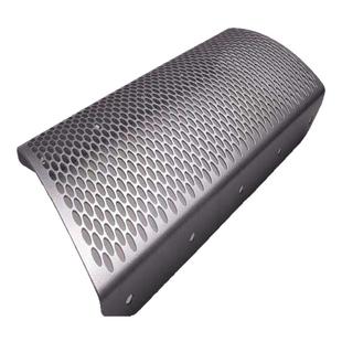 304不锈钢板网 网孔板316 加工冲孔白钢板圆孔网机箱激光切割定制