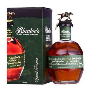波兰顿 特别珍藏单桶绿标波本威士忌Blantons Reserve美国洋酒