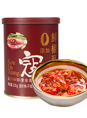 寇大香鲜椒豆瓣酱红油饭菜四川