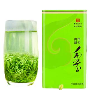 贵州老字号都匀毛尖新茶高山绿茶商超同款罐装口粮茶叶