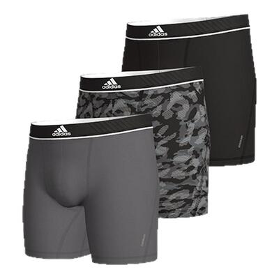 Adidas阿迪达斯男士内裤运动透气速干舒适加长防摩擦男生平角短裤