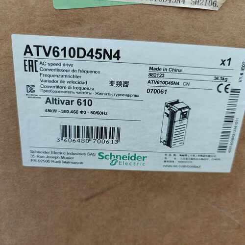 【议价-可维修】 Eleric  ATV610D45N4 45kW /均有货