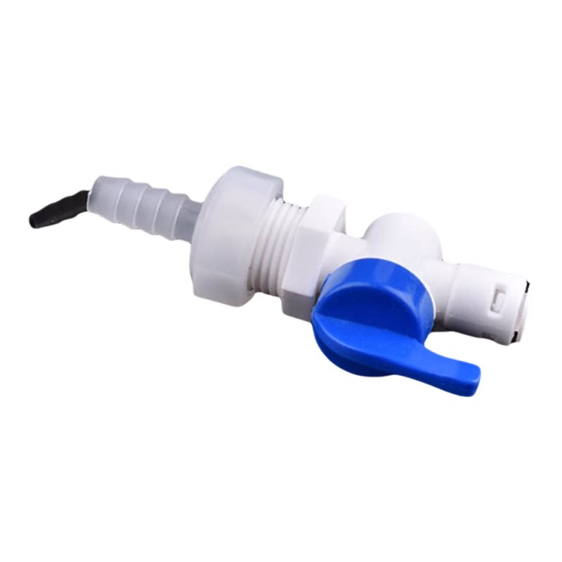 2分3分PE净水器管转茶几台具进水软管接头4 6 8 10 12 14 16mm