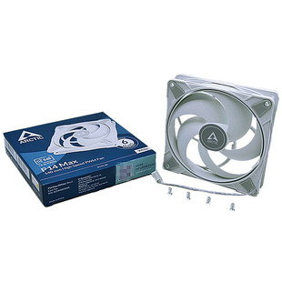 ARCTIC P14 MAX白色大风量14厘米机箱散热风扇温控PWM电脑风压扇