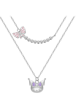 Tidecolor925银库洛米叠戴项链