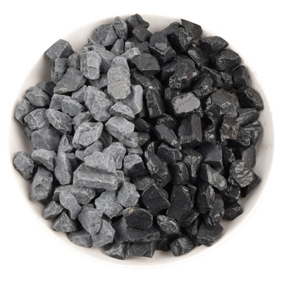 50斤深灰色水洗石景观砾石黑色日式庭院造景枯山水花园碎石子米石