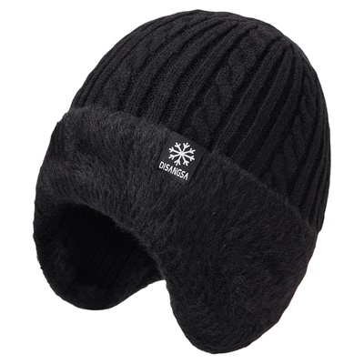 稻草人中老年保暖男士帽子