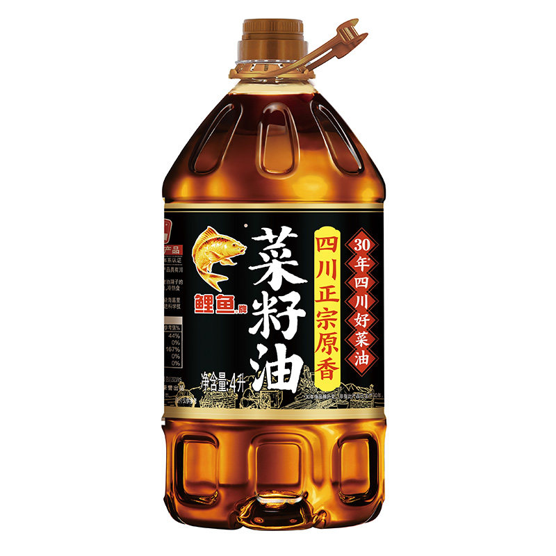 鲤鱼非转基因小榨浓香四川菜籽油
