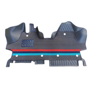 上汽大通V80专用环保TPE前排全包围汽车脚垫 V80后连体包轮毂脚垫