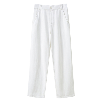 九六致老钱风垂坠直筒休闲裤男