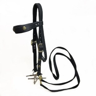 马水勒马笼头纯牛皮马嚼子缰绳口衔龙头精骑马鞍马具马术用品包邮