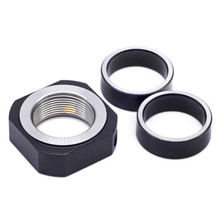 M12M15*1滚珠丝杆支撑座轴承座RN方形精密锁紧螺母止退防松滑螺帽