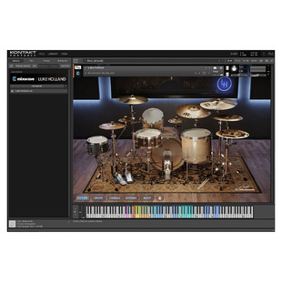 卢克·霍兰德现代架子鼓音源MixWave Luke Holland Drums kontakt
