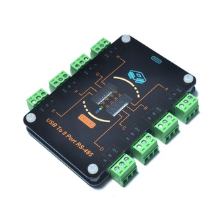 USB转8路RS485/TypeC转多路485串口转换器/CH348扩展模块EKU081