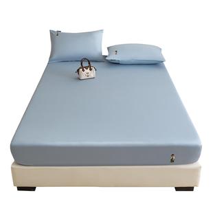 TeenieWeenie小熊长绒棉床笠三件套全棉贡缎防尘罩四季床垫保护罩