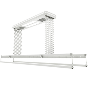 可定制电动晾衣架加长款超高自动2.4米固定杆升降智能家用晾衣架