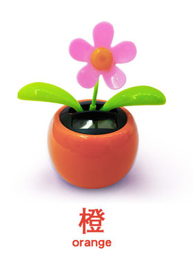 汽车内摆件太阳能中控台摇头