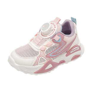 回力童鞋女童运动鞋2025春夏新款网面透气轻便减震男童跑步鞋休闲