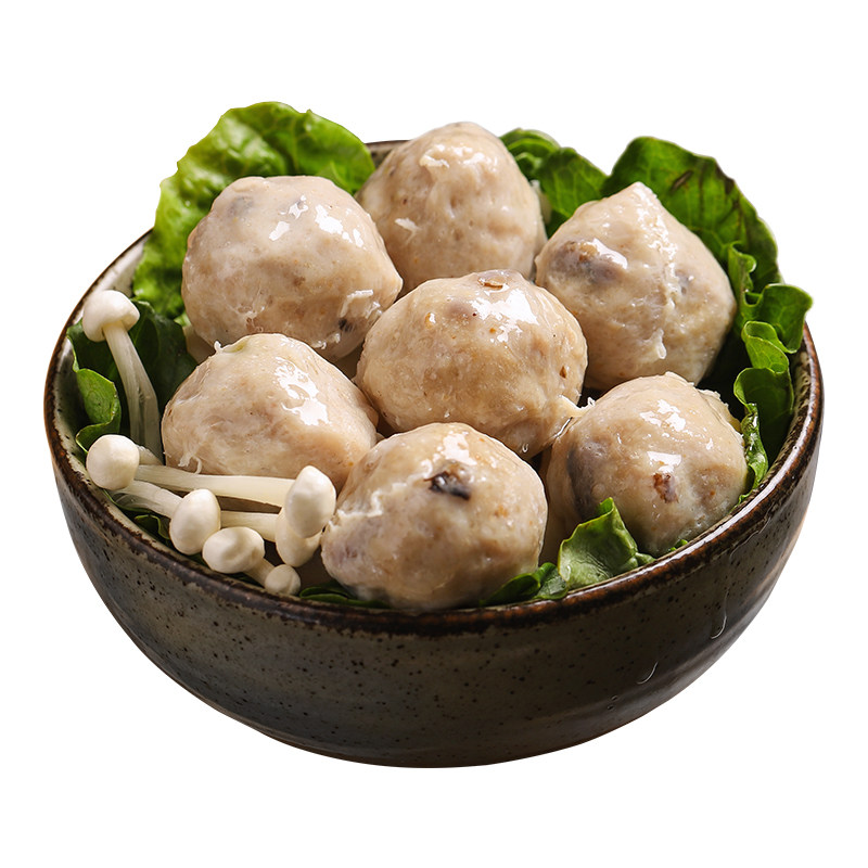 正宗潮汕手打香菇猪肉丸Q弹饱满
