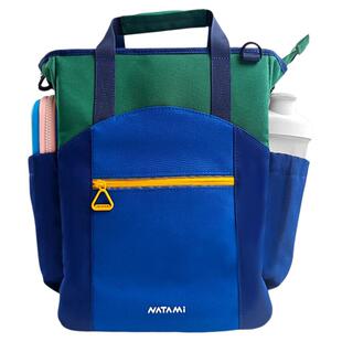 NATAMI奈多美防水补习袋学生手提袋可手提双肩斜挎拎书袋美术牛津布反光补课包男女孩儿童初中小学生大容量