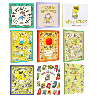 吉竹伸介精品中英文绘本 英文原版 港台原版 Shinsuke Yoshitake 爷爷的天堂笔记本 可能是个苹果 儿童绘本故事书 进口图书 又日新