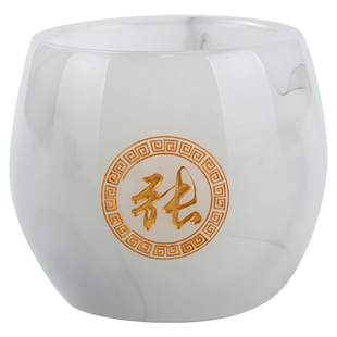 琉璃茶杯定制刻字姓氏主人杯单杯个人专用玉瓷品茗杯高档茶具茶盏