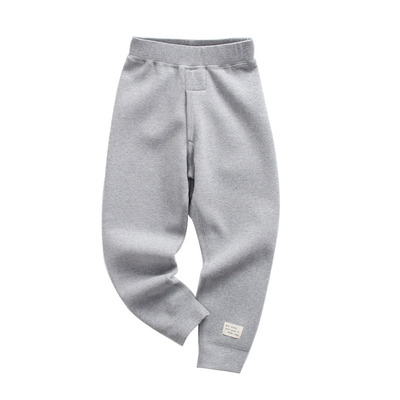 男童一体绒内穿单条加厚保暖裤