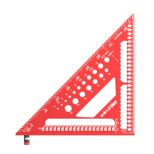 木工三角尺多功能高精度45度角尺铝合金90度直角尺加厚工业级专用