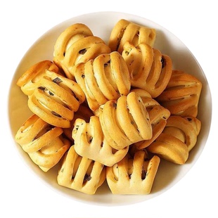 纯碱烤馍山西吕梁特产碱性食物养烤馒头胃小零食品花卷原味烤馍片