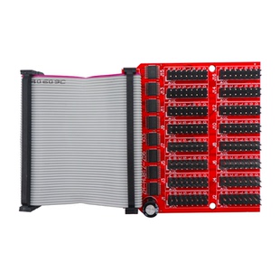 中航控制卡转接板ZH-HUB12-256 含50P排线LED显示屏12-256扩展板