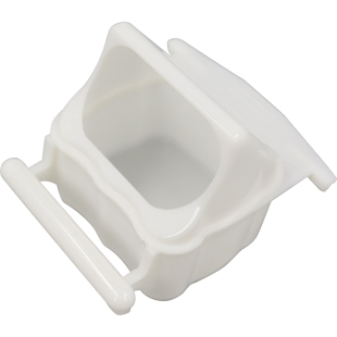 宠儿新家鸟笼专用防甩食鸟食杯 塑料防撒鸟杯 鸟食罐 鸟缸 可装水